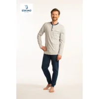 Eskimo Heren pyjama Elmir: 100% Katoen