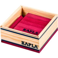 Kapla,40 plankjes gekleurd pruim rood