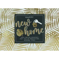 Kaart - Happy new home - Glitter & Glamour - LLE.3029