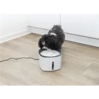 Trixie Drinkfontein Flower Kunststof Wit/Grijs 2 ltr