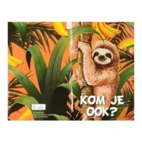 Uitnodigingskaarten - Luiaard - Kom je ook? - 6st.