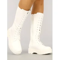 Biker Boots Beige