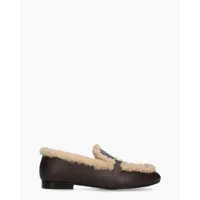 Gioia Loki Bruin/Beige Damesloafers