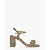 Kurt Geiger Kensington Langley Heel Goud Damessandalen
