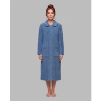 Egatex kamerjas Dames: Blauw, met knopen ( EGA.539 )