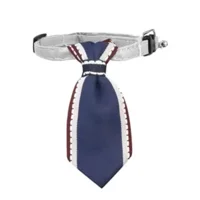 Croci Stropdas Hond Blauw 1 x 20 - 31 cm