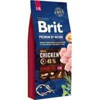 Brit Premium by Nature hondenvoer Senior L/XL 15 kg - Hond