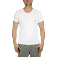 Armani - Luxe - T-Shirt  - V-Neck - 110810 – Bianco