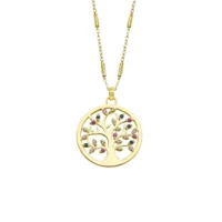 Lotus Silver Vergulde Ketting LP1890-1/2