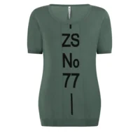 Pull Erica Zoso korte mouw green