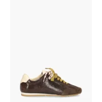 Nubikk Billy Lou Donkerbruin Damessneakers