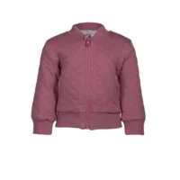 stoer baby jackje / sweatvest Jacky capitone pink