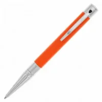 S.T. Dupont D-Initial Orange/Chrome balpen