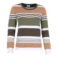 She Goes LaLa Dames pull: Gabi, Kaki / beige ( SHE.2 )