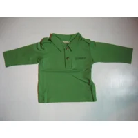 Groene polo lange mouwen doggy 68/6m