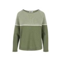 Punto Dames pull: Groen / ecru ( ONE.58 )