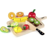 Speelgoedeten - Snijset - Fruit - Hout