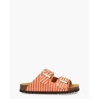 Scholl Noelle Oranje Damesslippers