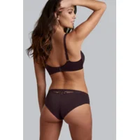 Marlies Dekkers – Slip – Dame de Paris – 35533 – Aubergine and Silver Lurex