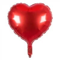 Hart folie ballon 45 cm  - Rode Hart folie ballon - Valentijn ballon