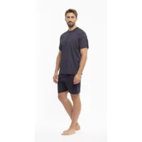 Gary Heren Pyjama: Blauw, Korte mouw / short ( GARY.49 )