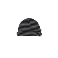 Bess Baby Jongens Hat Striped Waffle Anthracite