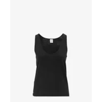 Lune Active Noa Linen Tank Zwart Dames Top