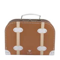 Koffer - Vintage - Bruin - Karton - 17,5x8,5x25cm
