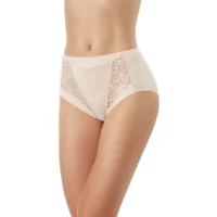 Janira dames slip: Belle cotton, Carey ( taille model ), zwart / dune / wit ( JAN.220 / JAN.221 / JAN.222