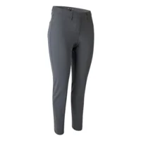 KJ Brand dames broek: Jenny, Donker Grijs, Duitse maten, elastiek in de lenden ( BRA.337)