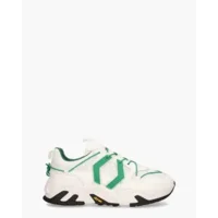 Mikakus New Boom Wit/Groen Herensneakers
