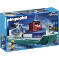 PLAYMOBIL City Action -  Vrachtschip met laadkraan - 5253