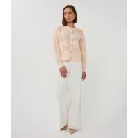 Esqualo Dames Cardigan: Belini kleur, met mouwen ( ESQ.325 )