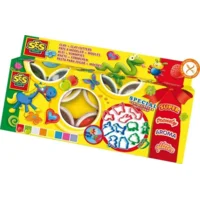 SES - Klei - Speeldeeg - 8x 90gr. - Met kleivormpjes