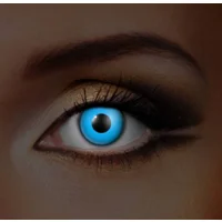 UV Blauwe Kleurlenzen – Weeklenzen Zonder Sterkte – Voor Vampiers, Geesten & IJzige Blikken – Halloween Special