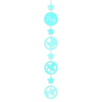 Hangdecoratie - Geboorte - Jongen - It's a boy - 1.2m