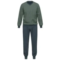 Ammann pyjama heren: Groen / blauw ( AMM.693 )
