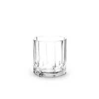 Set onbreekbare glazen whiskyglas helder transparant 6 stuks 35cl