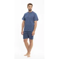 Gary Heren Pyjama: Wielrenner motief, korte mouw / short ( GARY.48 )