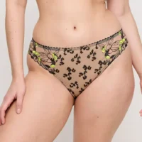 Prima Donna Manali slip in zwart en geel