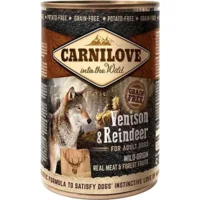 Carnilove Adult hondenvoer Hert & Rendier blikvoeding 11+1 gratis