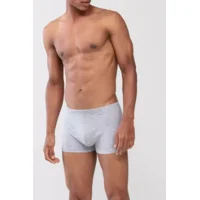 Mey Casual Coton herenshort in grijs melange