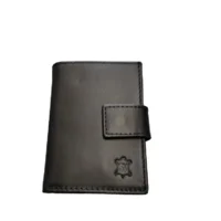 Portemonnee  met card holder automaat - zwart