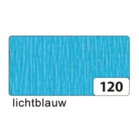 Crêpepapier - Licht blauw - 250x50cm