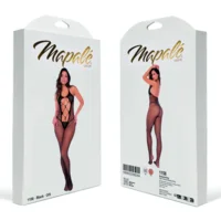 Mapalé Zwarte Open Visnet Bodystocking