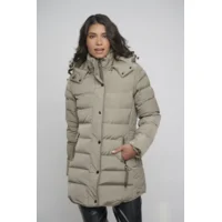 Rino & Pelle vest: NUSA, Taupe kleur ( Fungi ) winterjas ( RINO.26 )