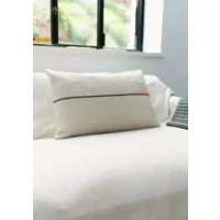 kussen Mille et Claire Naga offwhite 40 x 80cm inclusief vulling