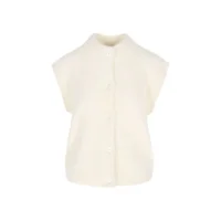 Punto Gilet zonder mouwen: Ecru of Navy, Elini ( ONE.53 / ONE.54 )