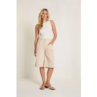 Para mi Jeans Short ( Jorts ): Nola Jorts, Sand, L19 ( PARA.412 )