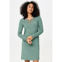 Lingadore Soft & Comfy nachthemd in kakigroen